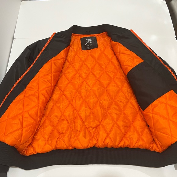 Ed Hardy, Men Bomber Jacket, Death Before Dishonor, Black - Picture 5 of 9